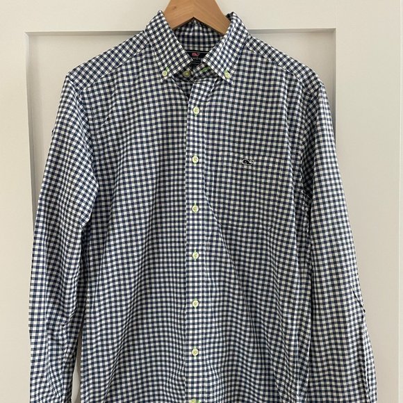 Vineyard Vines Performance Slim Fit Tucker Shirt Size S - Picture 1 of 4